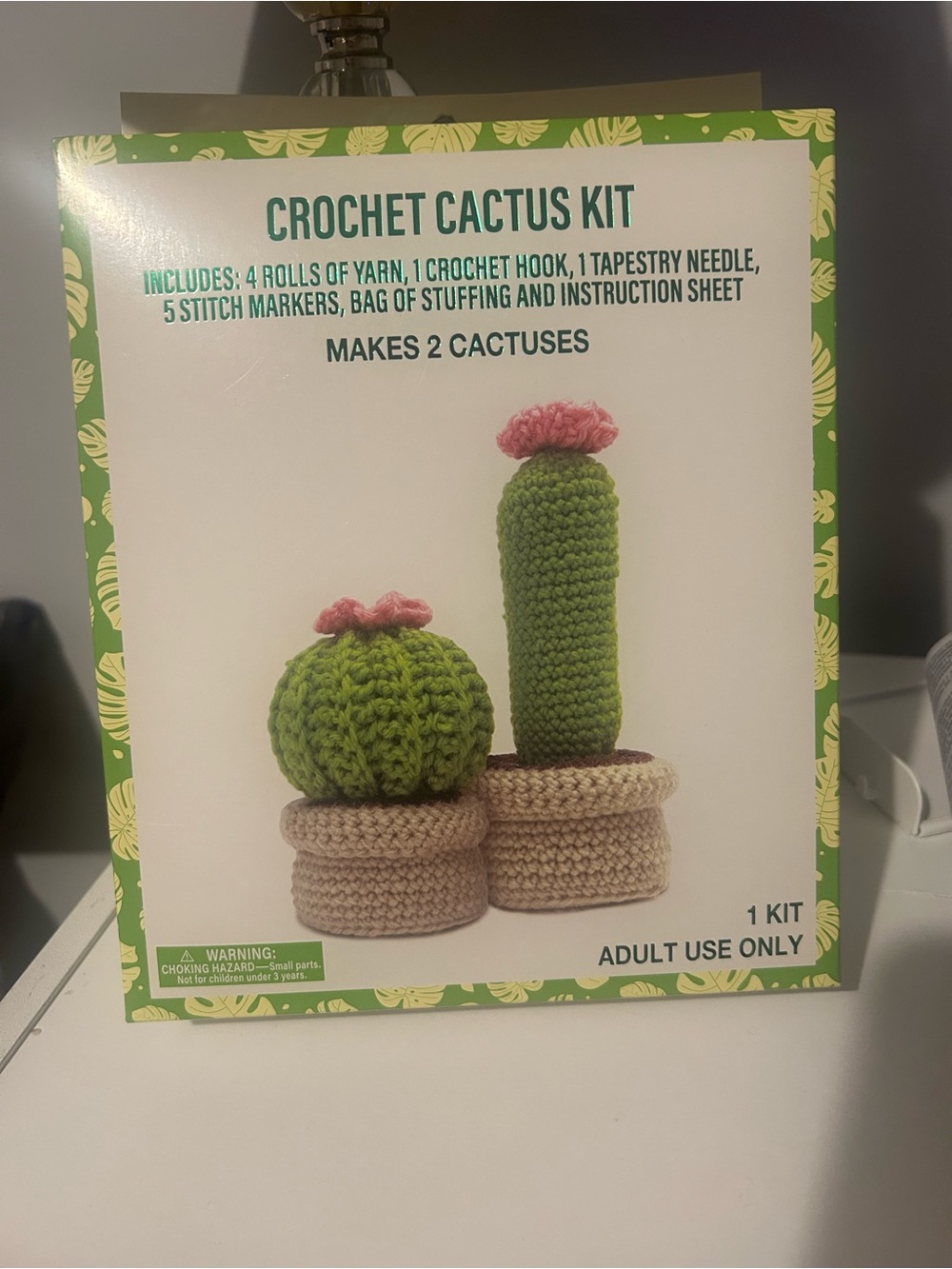 Crochet Cactus Kit - Green and Pink - Home Accents - Picture 4 of 6